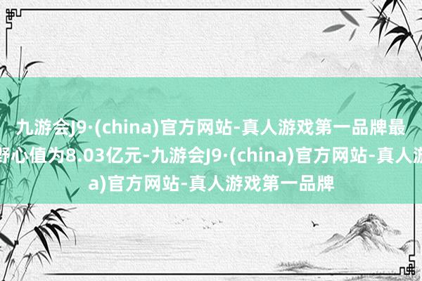 九游会J9·(china)官方网站-真人游戏第一品牌最新金钱净值野心值为8.03亿元-九游会J9·(china)官方网站-真人游戏第一品牌